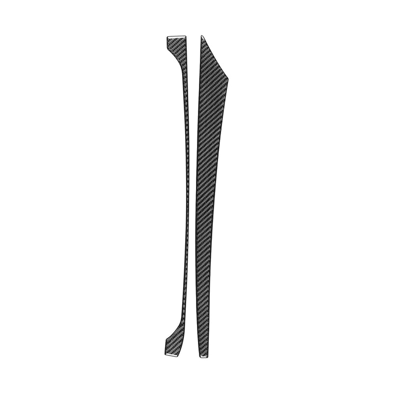 WXZOS Carbon Fiber Center Console Side Panel Trim for Chevrolet Corvette C8 2020-2024