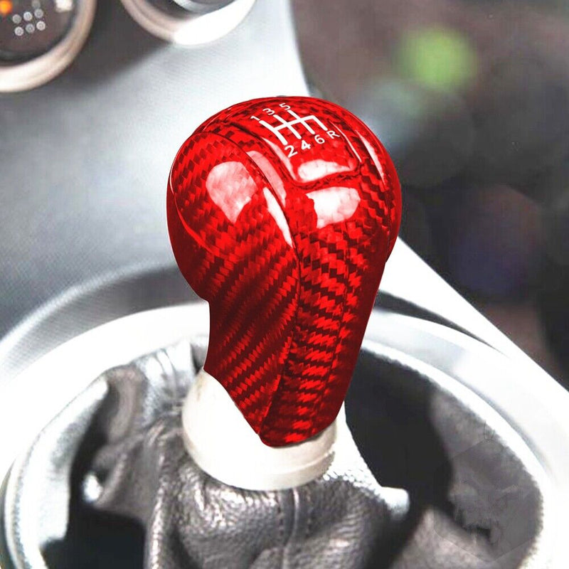 Genuine Carbon Fiber Gear Shift Knob Handle Cover Fit for Nissan 350Z 2003-2009