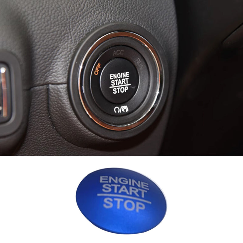 WXZOS 1PC Ignition Start/Stop Switch Btuton Cover for Maserati Quattroporte 2013-2021