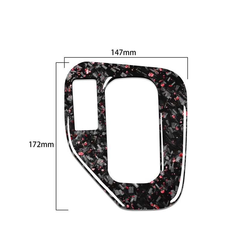 WXZOS Genuine Carbon Fiber Gear Shift Lever Panel Trim for BMW E39 5series 1995-2003