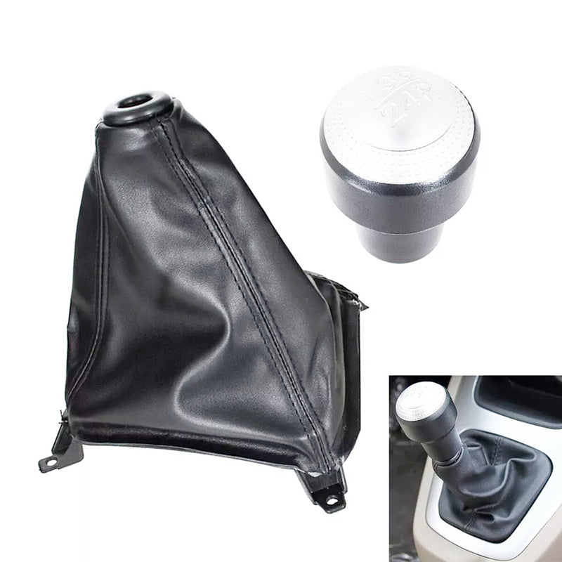 WXZOS Manual 5 Speed Gear Shift Knob Lever w/Boots for Hyundai Tucson 2004-2012