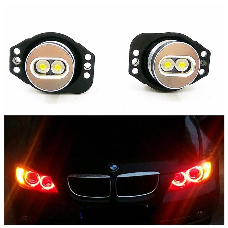 2PCS 6W Red LED Halo Ring Marker Angel Eyes Light Bulb For BMW 3' E90 E91 05-08