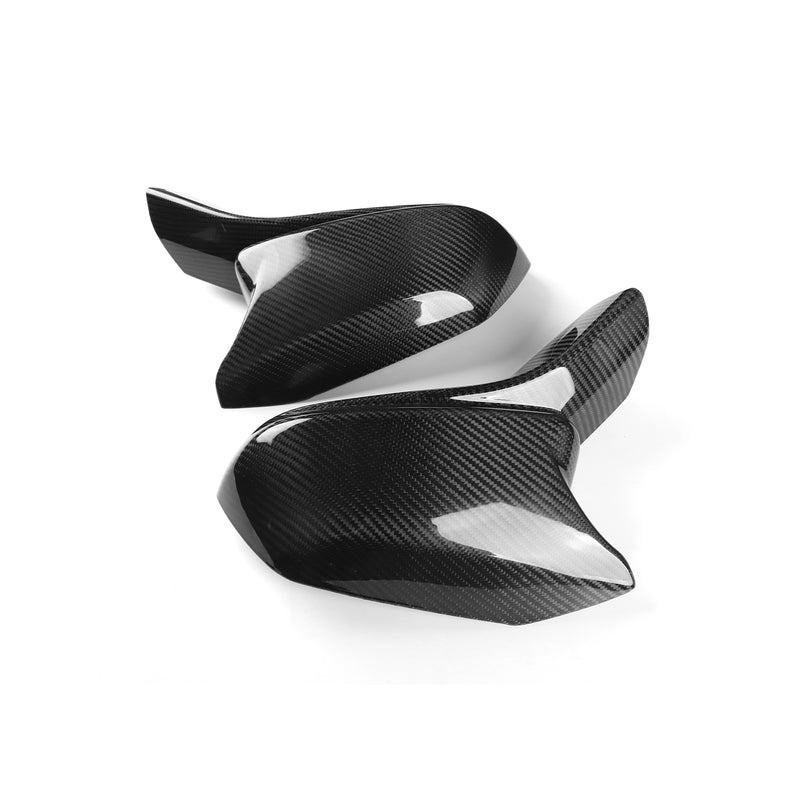 WXZOS Genuine Carbon Fiber Wing Mirror Trim for Chevrolet Camaro 2016-2024