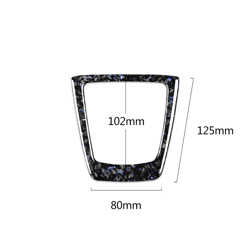 WXZOS Genuine Carbon Fiber Gear Shift Lever Panel Trim for BMW E89 Z4 2009-2015