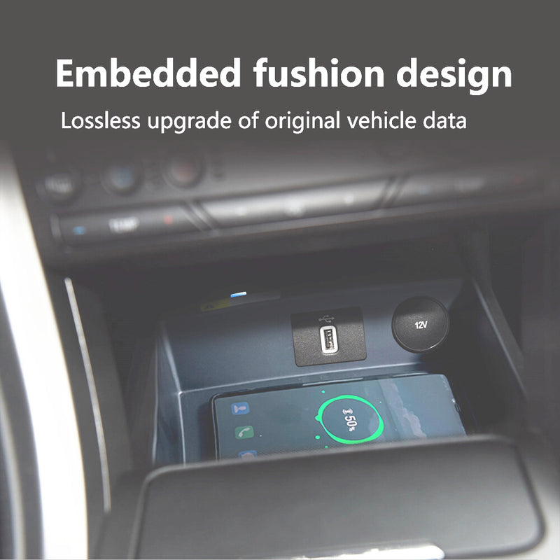 WXZOS Center Console Phone Wireless Fast Charging Pad for Ford Mondeo 2017-2018