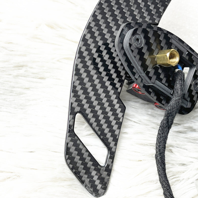 WXZOS Magnetic Carbon Fiber Gear Shifter Paddle for Mercedes R172 SLC-Class 2016-2020