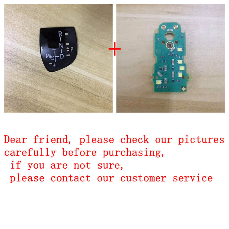 Gear Shift Knob Panel w/LED Circuit Board for BMW 5 Series F07 GT F10 2013-2016