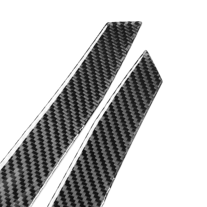 WXZOS Genuine Carbon Fiber Rear Taillight Trim for Chevrolet Corvette C8 2020-2024