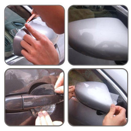 Clear Car Door Sill Edge Paint Protection Vinyl Film Sheet Anti Scratch 6 x 60"