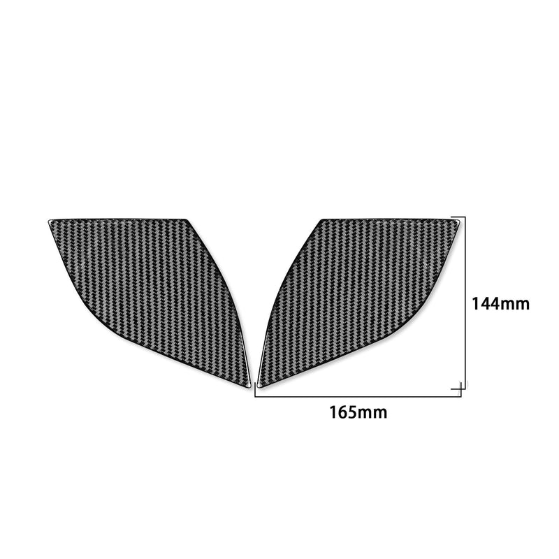 WXZOS Genuine Carbon Fiber Door Panel Trim for Porsche 718 Cayman 982 2017-2025