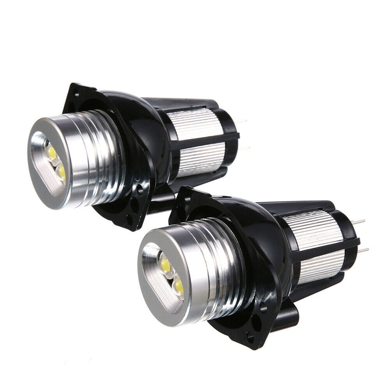 6W LED Halo Ring Marker Angel Eyes Light Bulb 2PCS For BMW 3' E90 E91 2005-08