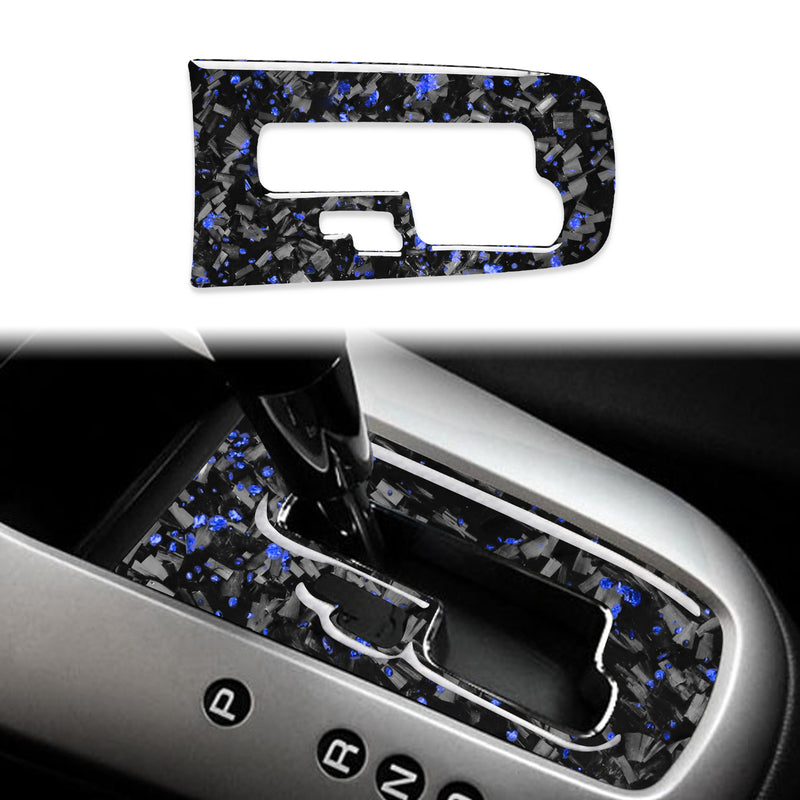 WXZOS Genuine Carbon Fiber Gear Shift Lever Panel Trim for Chevrolet Cruze 2009-2015