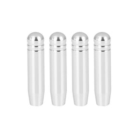 4Pcs Aluminum Alloy Silver Door Lock Knob Pins for BMW 2007-2013 X5 E70