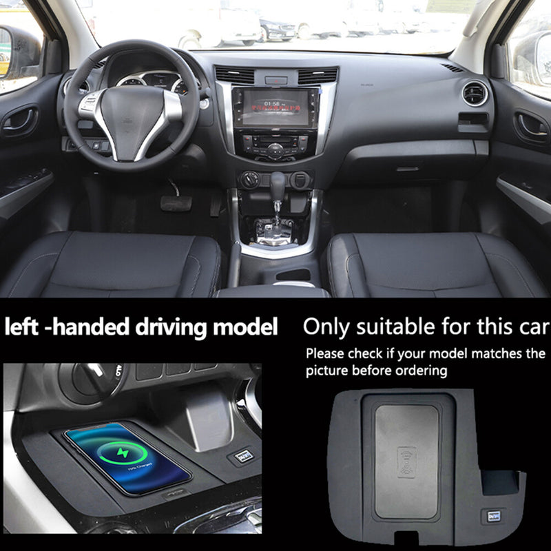 WXZOS Center Console Wireless Fast Charging Pad for Nissan Frontier 2022