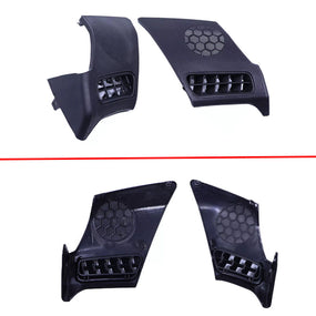 Black Dash Vent Speaker Grill Cover for Mercedes 1996-2003 W210 E-Class E320/430