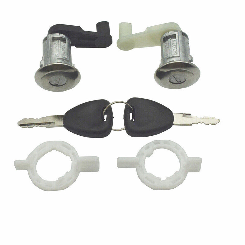 Sale 2Pcs Door Lock Cylinder w/Keys for Renault Clio Thalia 1998-2005