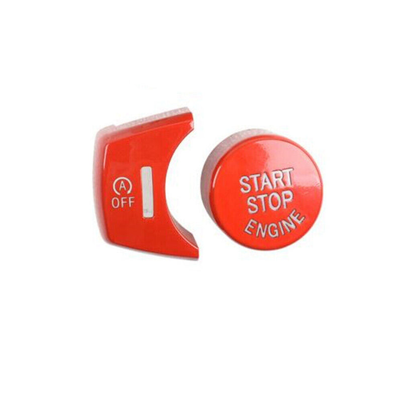 Red Engine Start Stop Button Cover Kit for BMW X3 F25 2011-2017 X4 F26 2013-2018
