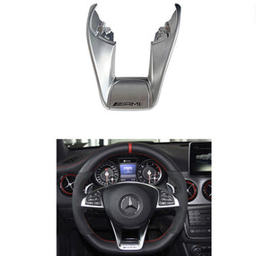 Steering Wheel Lower Trim U Shape Cover for Mercedes-Benz 2015-2018 AMG