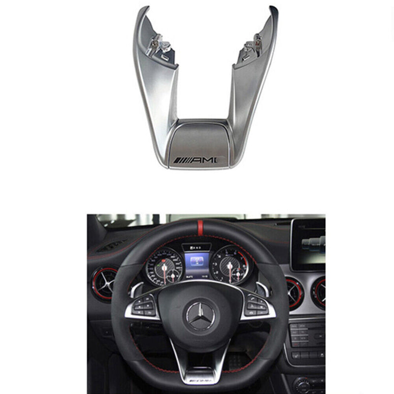 Steering Wheel Lower Trim U Shape Cover for Mercedes-Benz 2015-2018 AMG