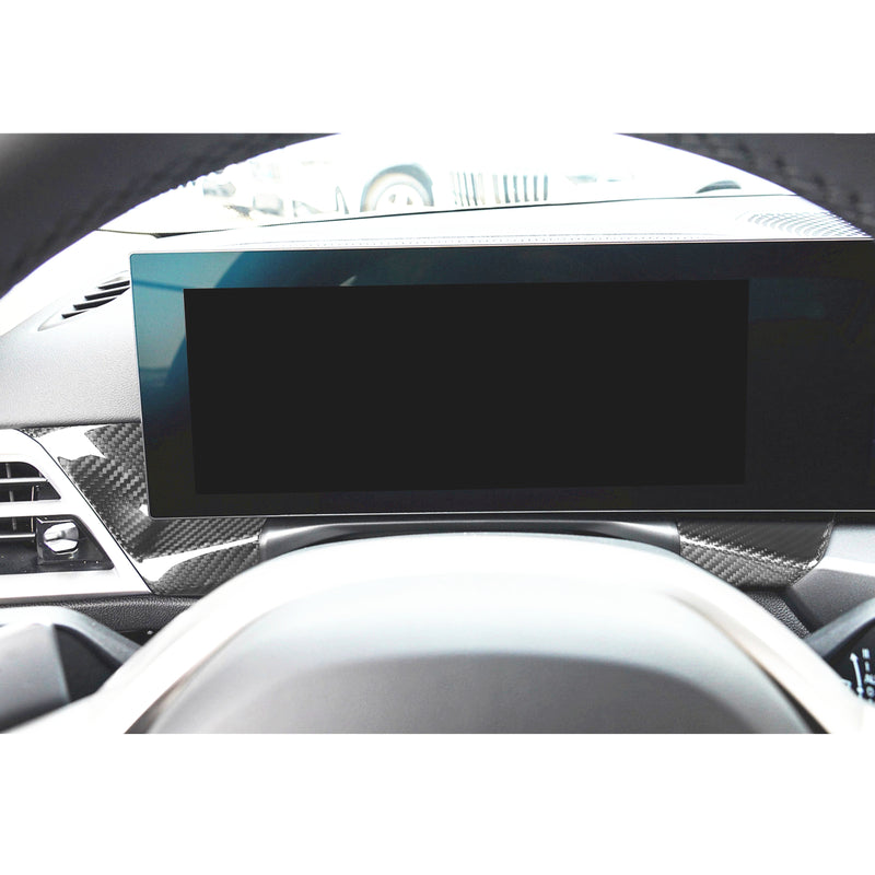 WXZOS Genuine Carbon Fiber Dashboard LCD Screen Trim for BMW M2 G87 M3 M4 2023-2025