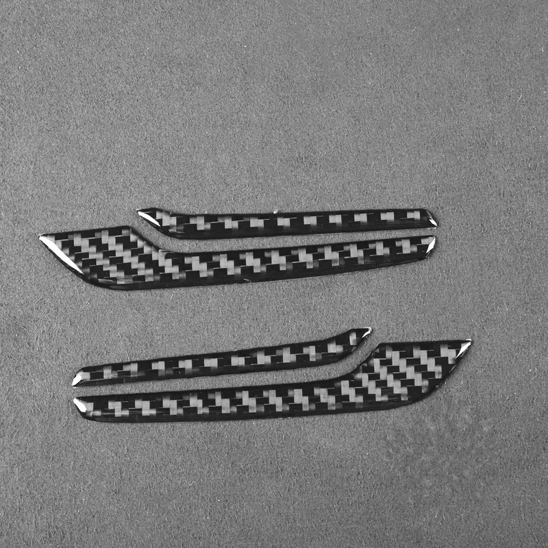 WXZOS Genuine Carbon Fiber Inner Door Handle Trim for Mercedes W206 C-class 2022-2024