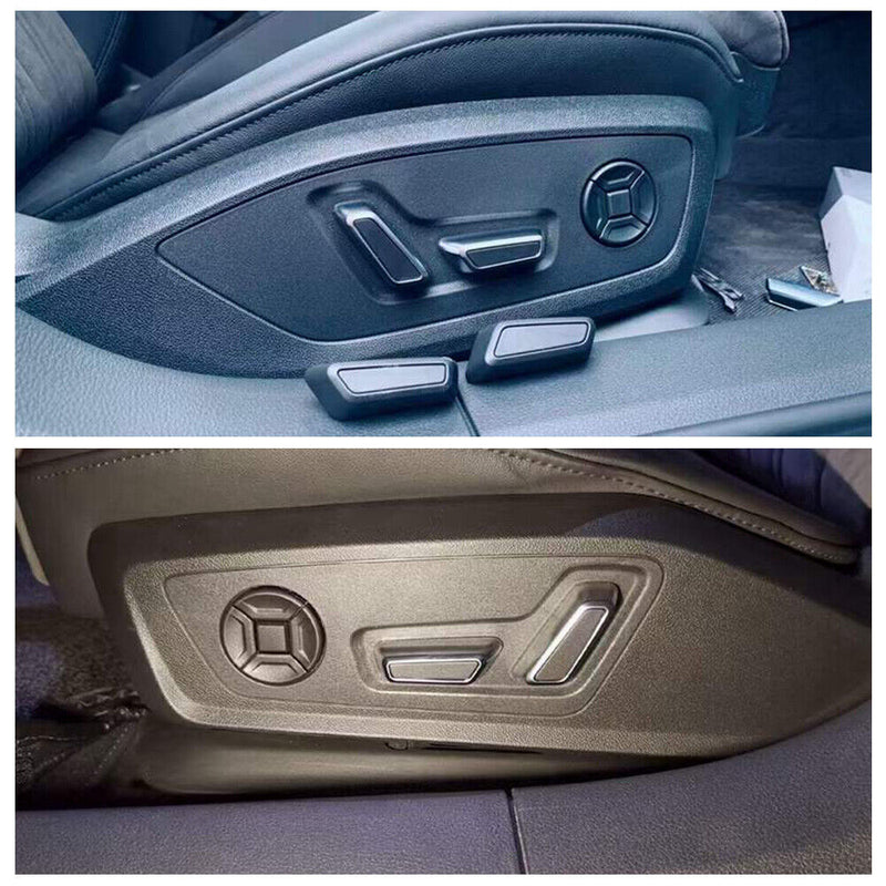 Front Seat Adjustment Switch Control Button Cover Trim for Audi Q7 2019-2022