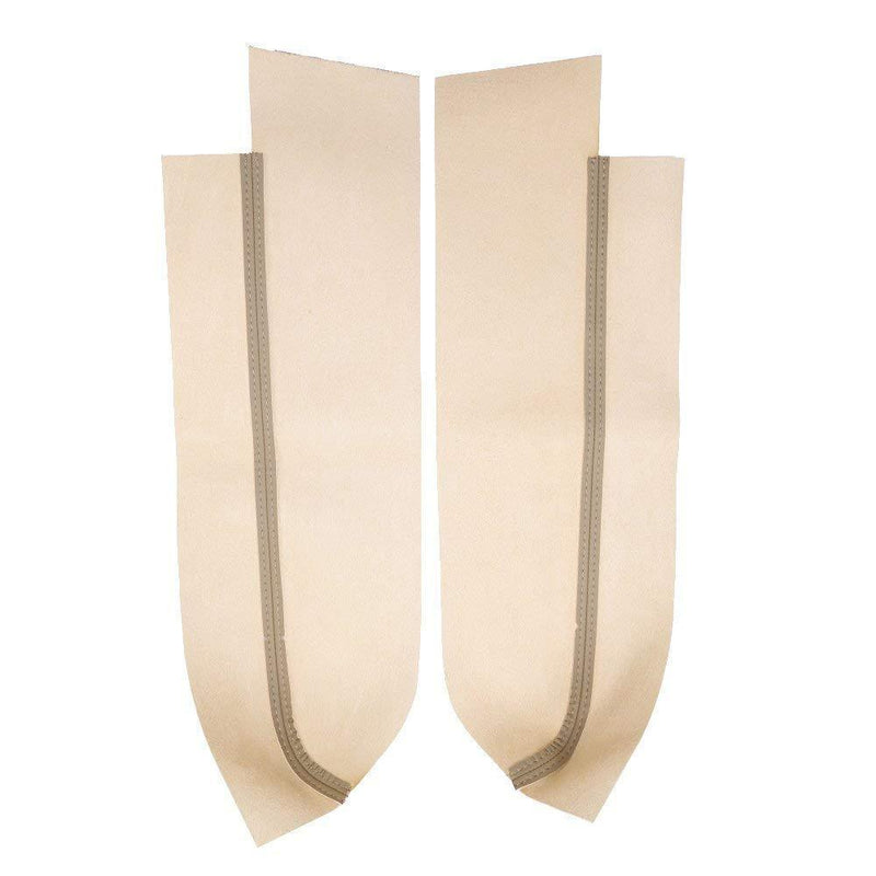 2 Pcs Beige Leather Front Door Panels Armrest Covers For Honda CRV 2007-2011