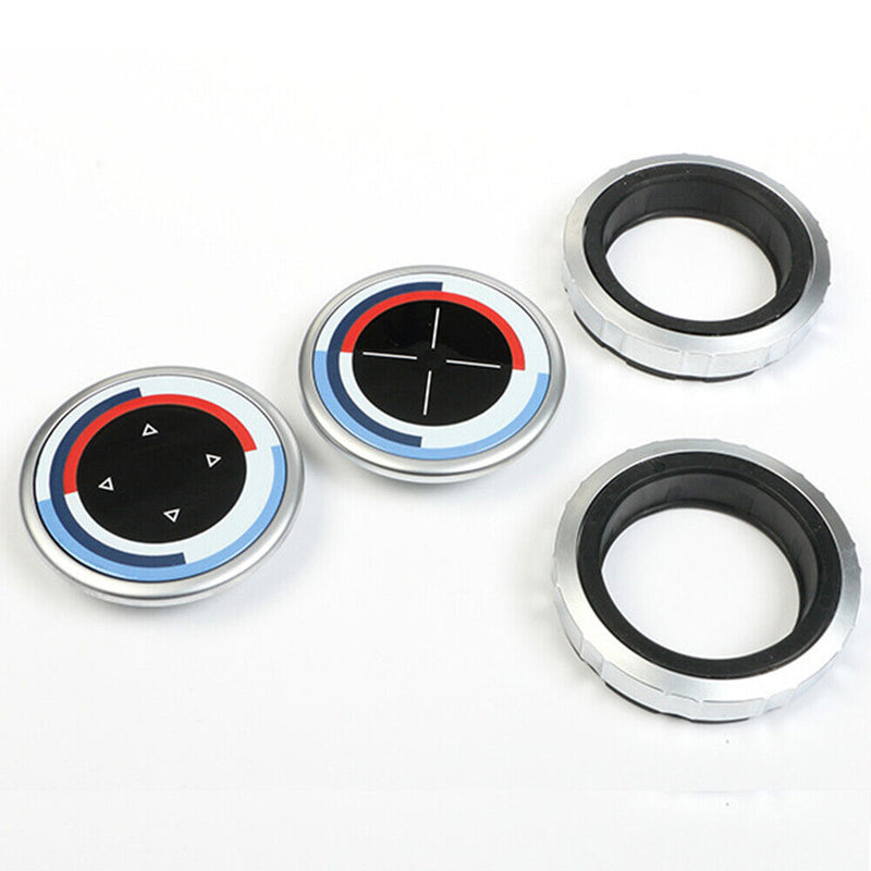 Car 7 Button CIC IDrive Multi-Media Knob Cover for BMW 5Series F07/10/11 2010-15