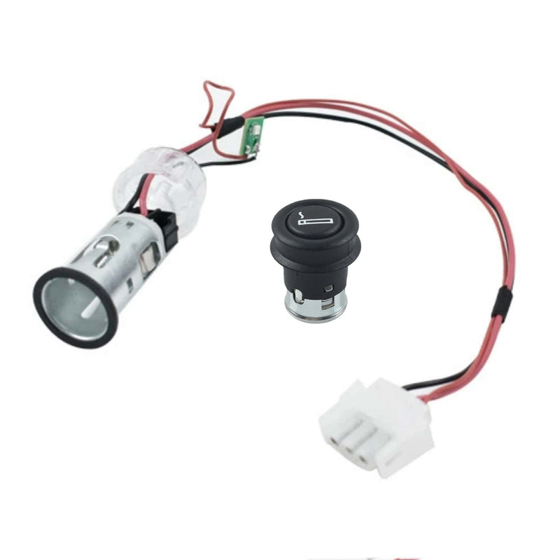 WXZOS Car Cigarette Lighter Element w/LED Power Socket for BMW E90/91/92 3seie 2005-12