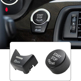Black Engine Start Stop Button Cover Kit for BMW 6Serie F06 GC F12 F13 2012-2016