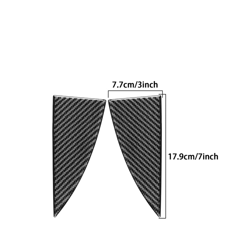 WXZOS Genuine Carbon Fiber Driving Cabin Side Trim for Mercedes W206 C-class 2022-2024