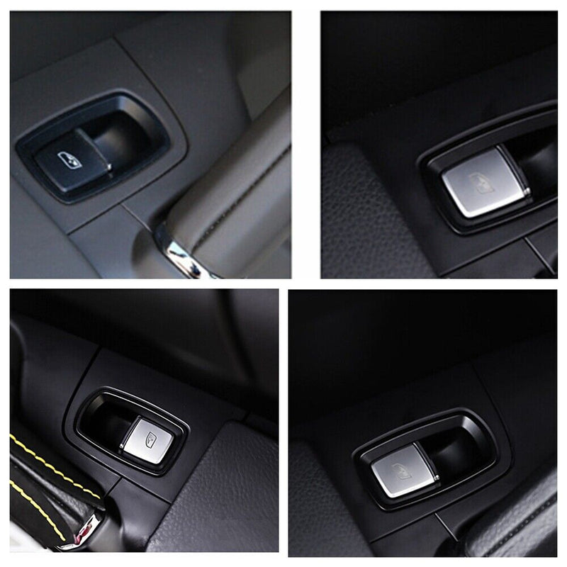 Master Power Window Switch Button Cover Trim For Porsche Panamera Cayenne Macan
