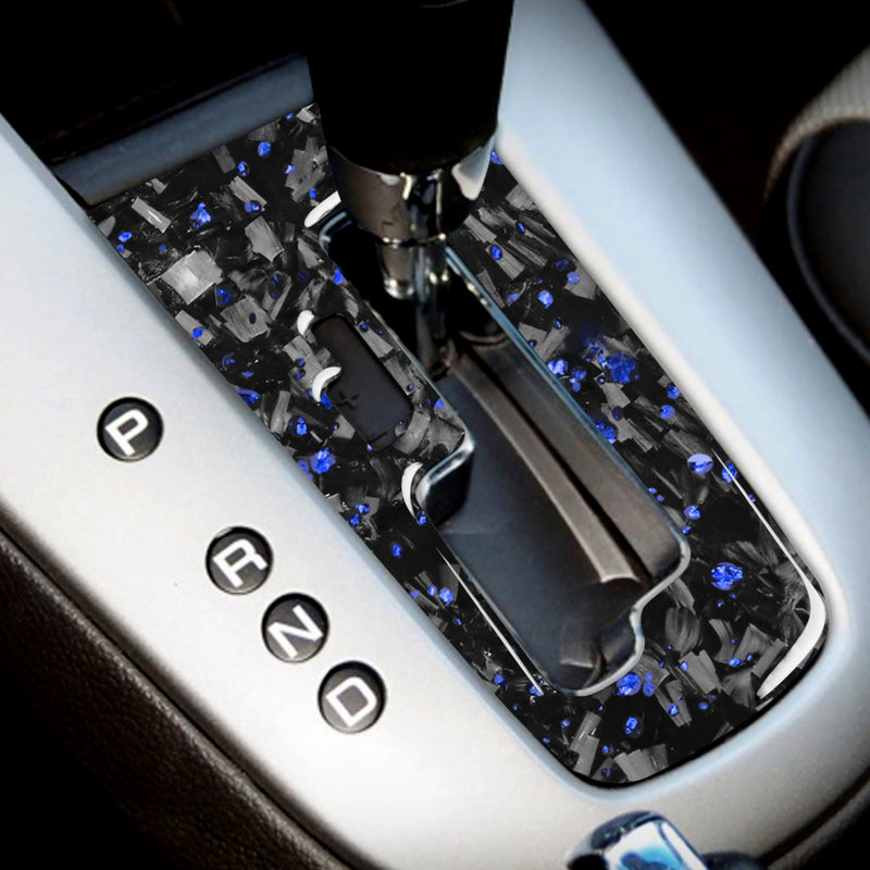 WXZOS Genuine Carbon Fiber Gear Shift Lever Panel Trim for Chevrolet Cruze 2009-2015