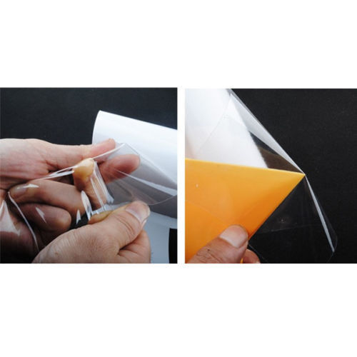 6" x 60" Car Clear Door Sill Edge Paint Protection Anti-Scratch Vinyl Film Sheet