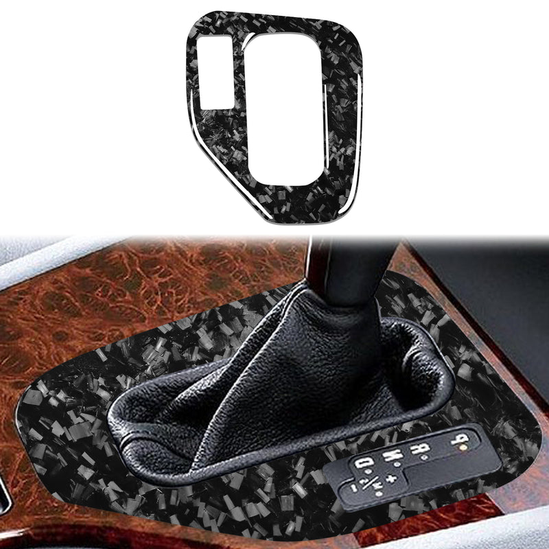 WXZOS Genuine Carbon Fiber Gear Shift Lever Panel Trim for BMW E39 5series 1995-2003