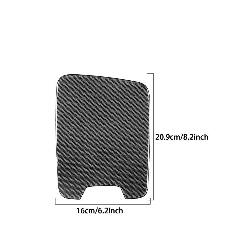 WXZOS Genuine Carbon Fiber Center Console Storage Box Trim for Benz W254 GLC 2023-2024