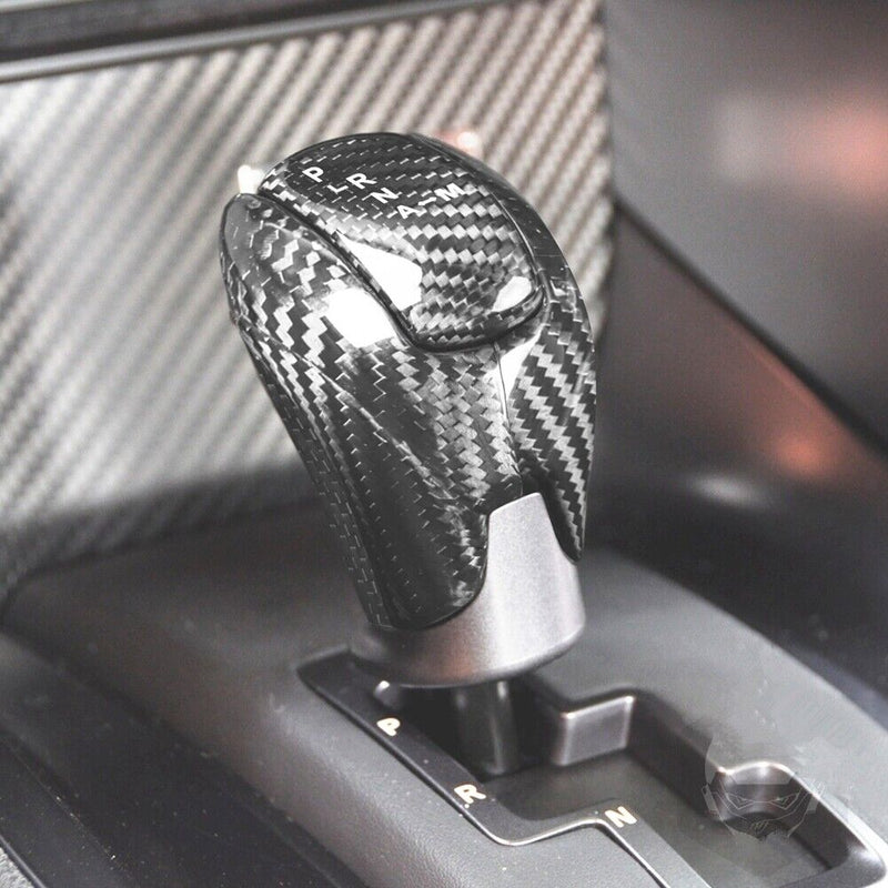 Genuine Carbon Fiber Gear Shift Knob Handle Cover Fit for Nissan GT-R 2008-2015
