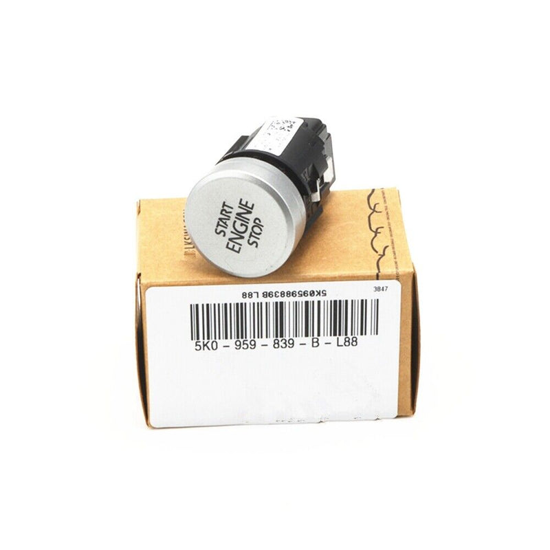 Bouton interrupteur démarrage-arrêt allumage moteur 5K0959839BL88 pour VW Sci...