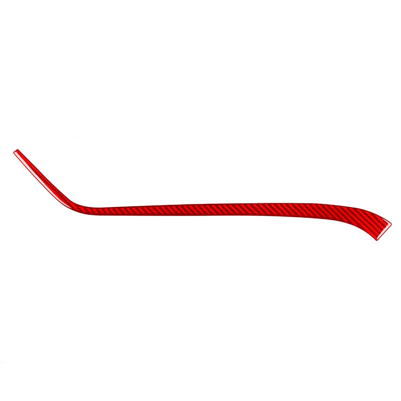 WXZOS Genuine Carbon Fiber Dashboard Top Pad Trim for Chevrolet Corvette C8 2020-2024