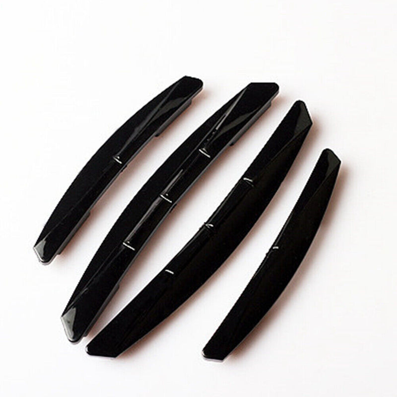 Universal Black 4Pcs Car Door Edge-Scratch Anti-collision Protector Guard Strip