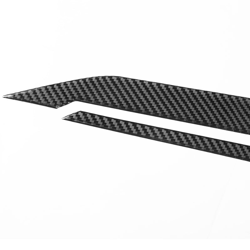WXZOS Genuine Carbon Fiber Exterior Door Handle Trim for Chevrolet Corvette C8 2020-24