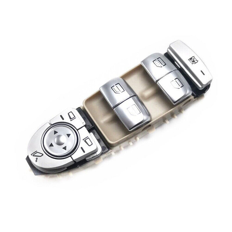 Beige Left Master Power Window Switch for Benz E-Class W213 4Door 2017-2020 LHD