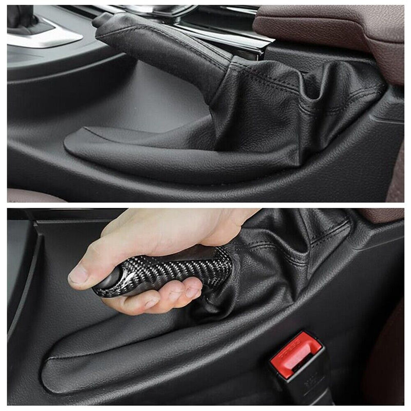 Carbon Fiber Handbrake Brake Handle Cover for BMW E46 E90 F30 F32 F80 1’ 3’ 4‘ M