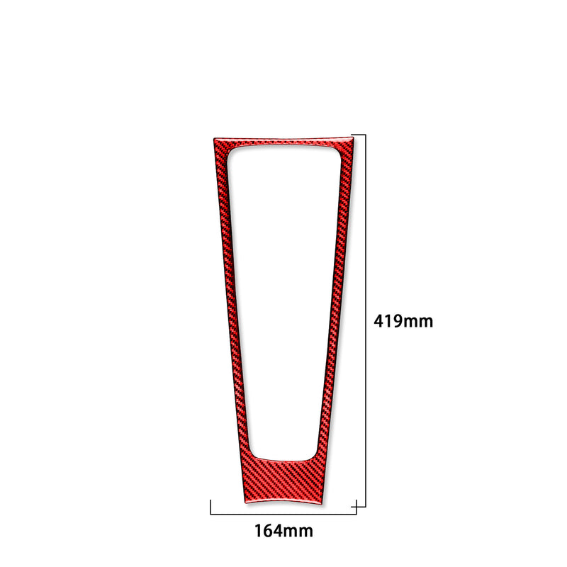 WXZOS Genuine Carbon Fiber Gear Shifter Panel Trim for Porsche 718 Boxster 2017-2025
