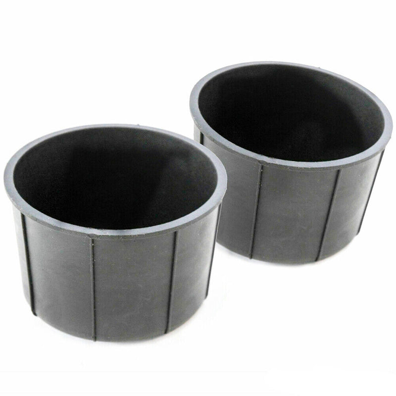 2x Rear Console Cup Holder Rubber Insert Liner 9L3Z1513562B For Ford F150 09-14