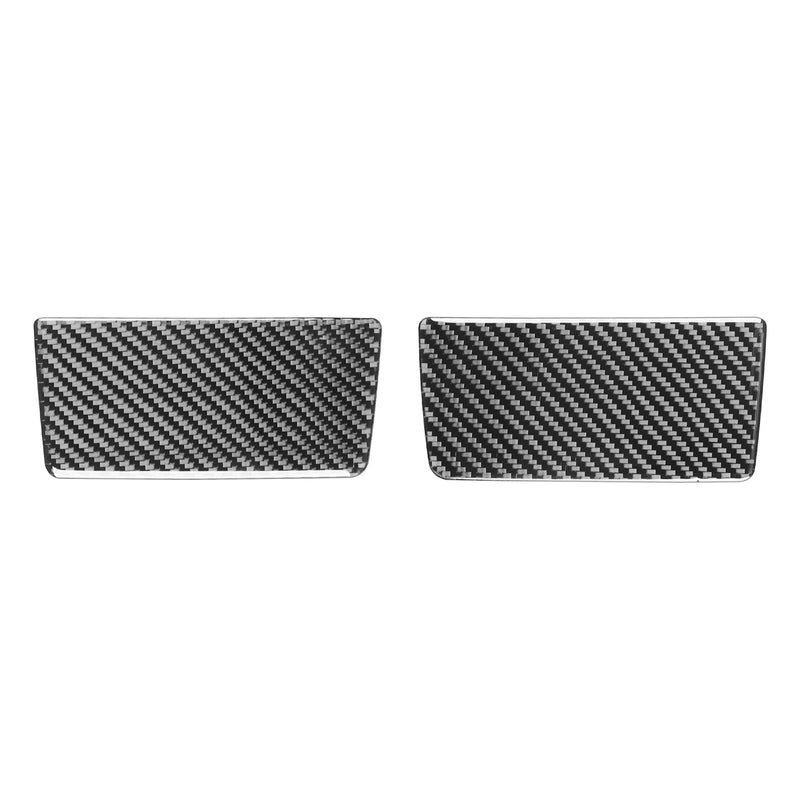 WXZOS Genuine Carbon Fiber Sun Visor Vanity Mirror Trim for Chevrolet Corvette C8 2020