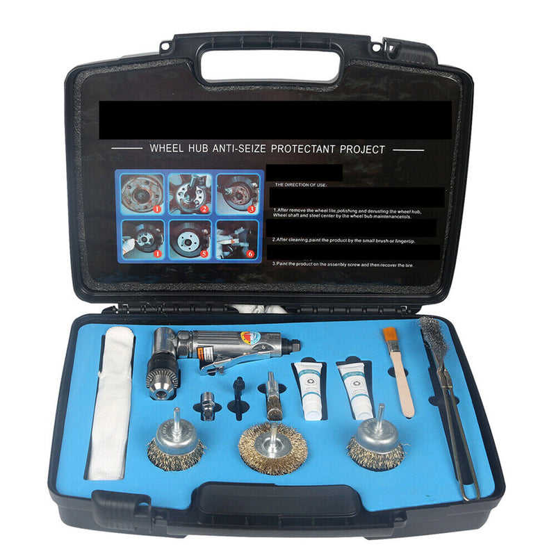 Auto Wheel Hub Polishing Derusting Rotary Wire Brush Tool Kits