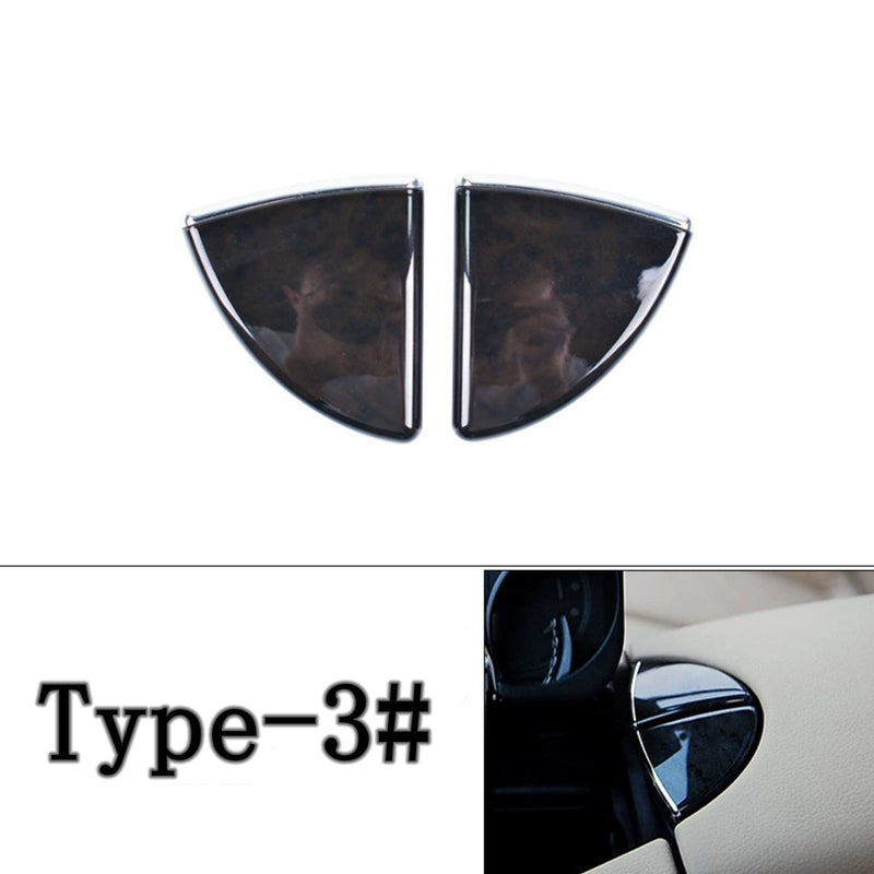 Wood Pattern Center Armrest Switch Button Cap for Benz  W211 E-class 2004-2008