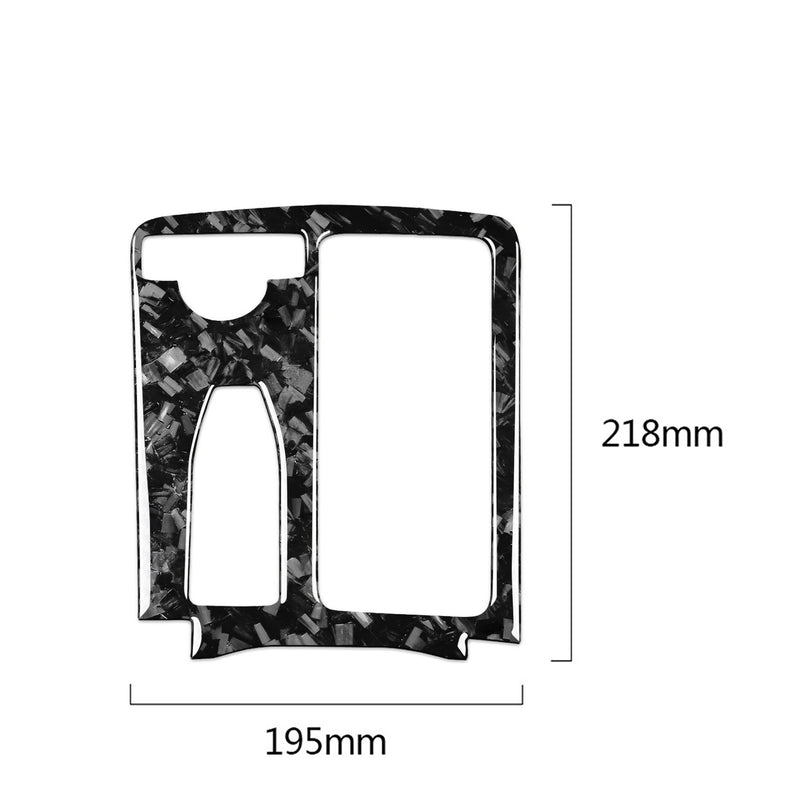 WXZOS Genuine Carbon Fiber Gear Shift Lever Trim for Mercedes W212 E-Class 2010-2012