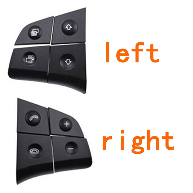 For Mercedes-Benz W164 ML GL 2006-2009 Black R&L Steering Wheel Switch Button